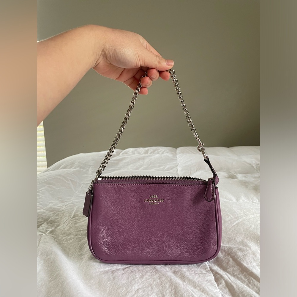 Coach Nolita Mini Bag in color Purple/Lilac